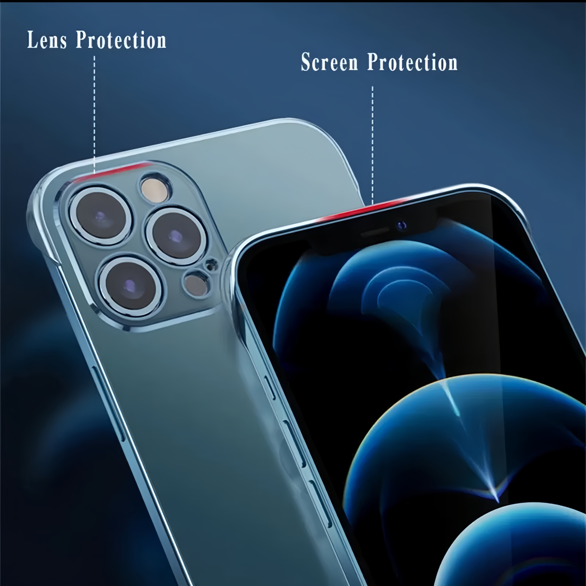 Ultra thin heat dissipation luxury frameless transparent shell, hard PC shockproof protective case suitable for iPhone 16 15 14