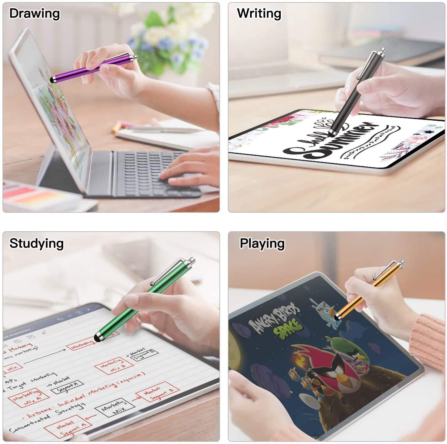 stylus pen for tablets apple pencil 1 2 for ipad pro 11 lapiz tactil para tablet for xiaomi tablets стилус для рисования пенал