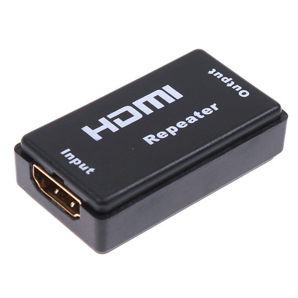Mini 130ft 40m hele  hd 1.65 gbps 1080p hdmi repeater forlænger forstærker booster hdmi til hdmi
