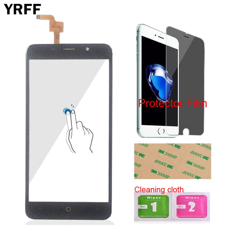Pantalla táctil frontal de teléfono móvil para Leagoo M8 Panel digitalizador de cristal táctil para Leagoo M8 Pro película protectora gratis adhesiva