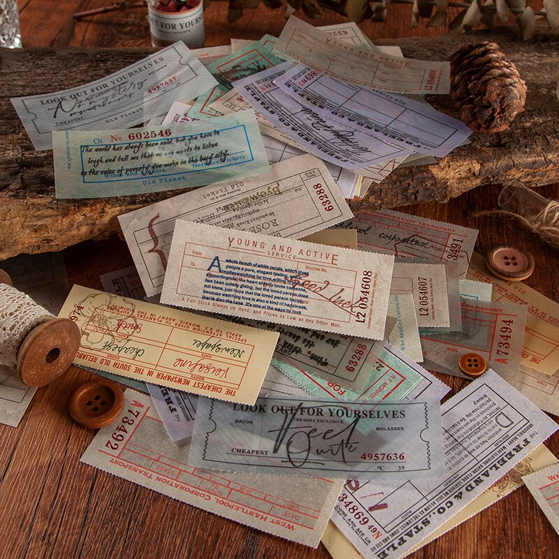 Bloc de notas Retro, 30 hojas, notas decorativas, Vintage, Nota de papel, papelería, suministros de oficina
