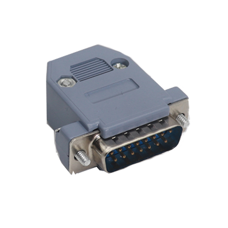 【5-1PCS】 enchufe de puerto serie tipo cable soldado con núcleo DB15 doble fila cabeza macho/hembra/carcasa conector RS232 puerto COM estenopeico: Verde militar / 10-19 Unids