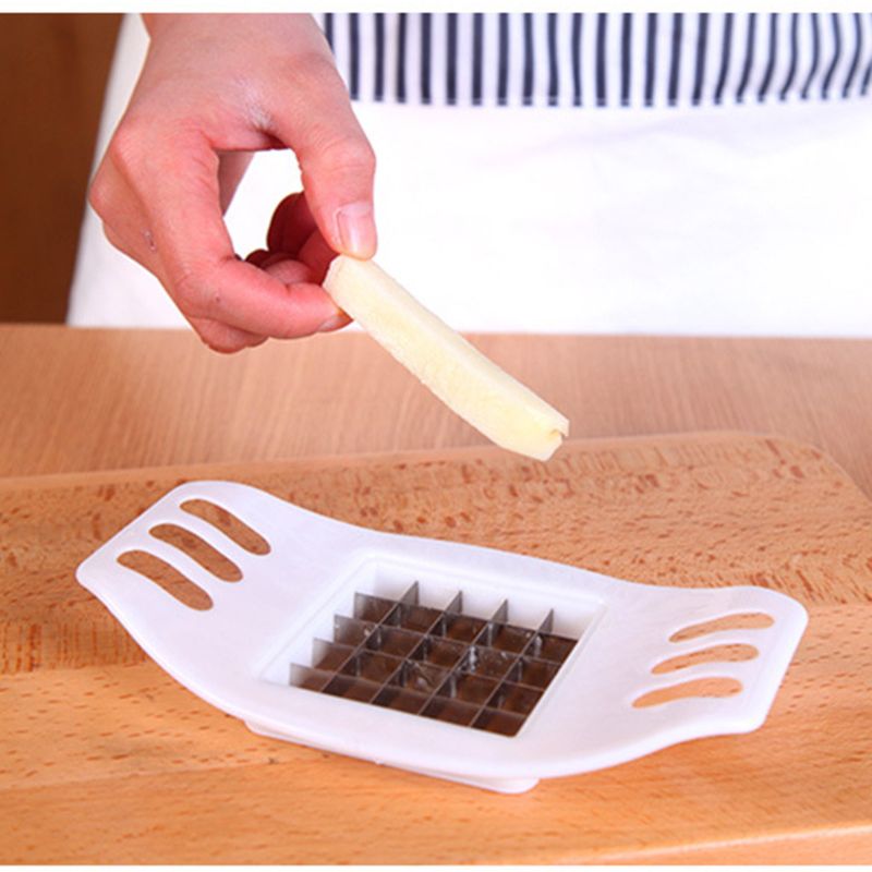 Cortador de patatas cortadas en tiras, herramienta para cortar patatas fritas, utensilios de cocina al azar