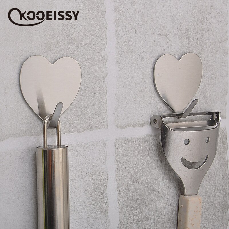 Porte-serviettes adhésif porte-clé mural | 1 pièce, sac en métal, crochets de porte-serviettes, porte-Robe accrochable mural, crochets de rangement pour cuisine, salle de bain