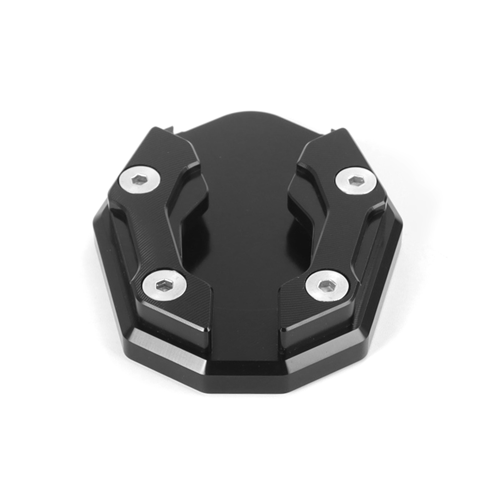 Motorcycle Bikes Kickstand Extender Foot Side Stand Extension Foot Pad Support Plate Motorcycle Accessories: Khaki