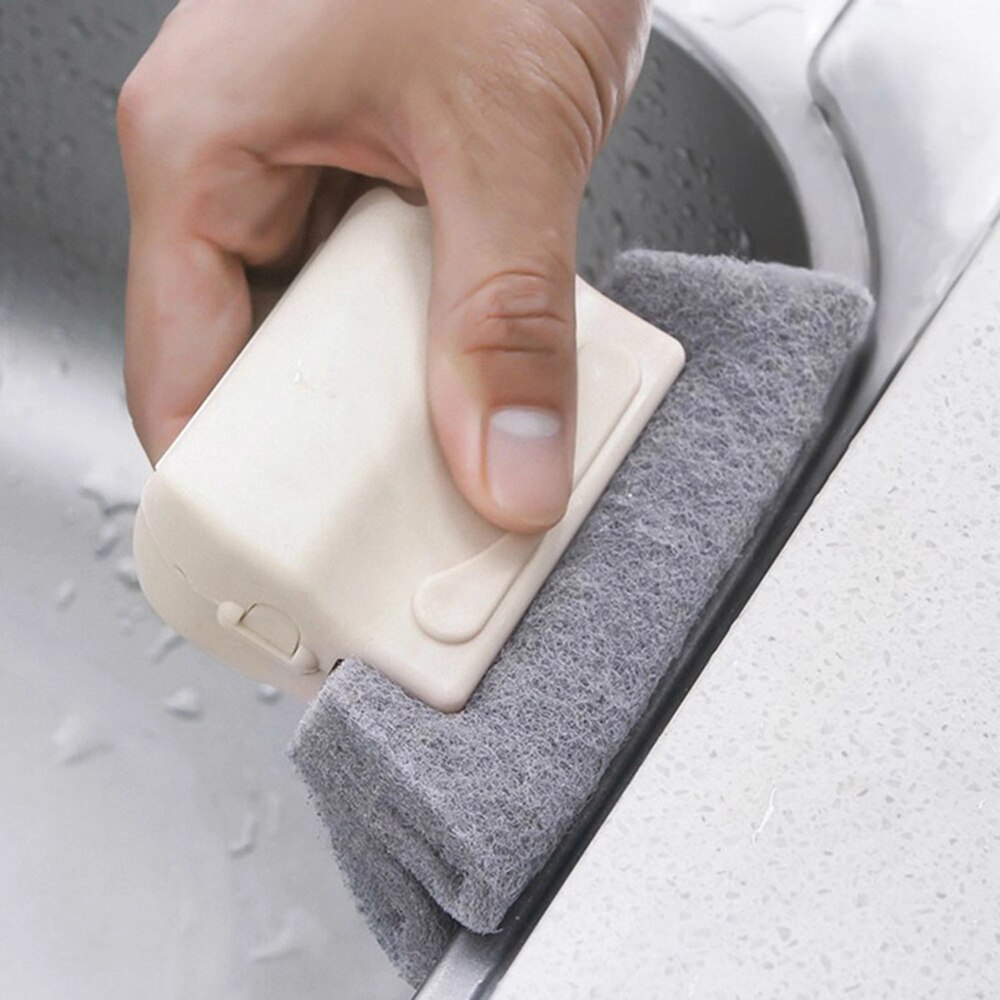 Brosse de nettoyage à rainure créative, outil magique de nettoyage de vitres, nettoie rapidement tous les coins et interstices, articles ménagers,