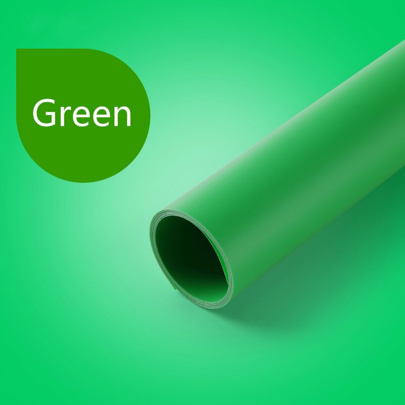 60*130cm PVC Photography Backdrop Photo Background Waterproof Photograph Backdrops Paper For Studio: 60 x 130 cm / Green