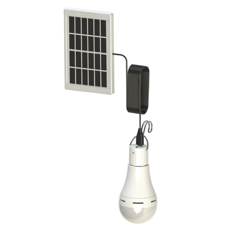 Solar- Fernbedienung LED Licht Solar- Lampe Lampe Wasserdichte Tafel Notfall Kunststoff Birne Haken Zelt Laterne draussen drinnen
