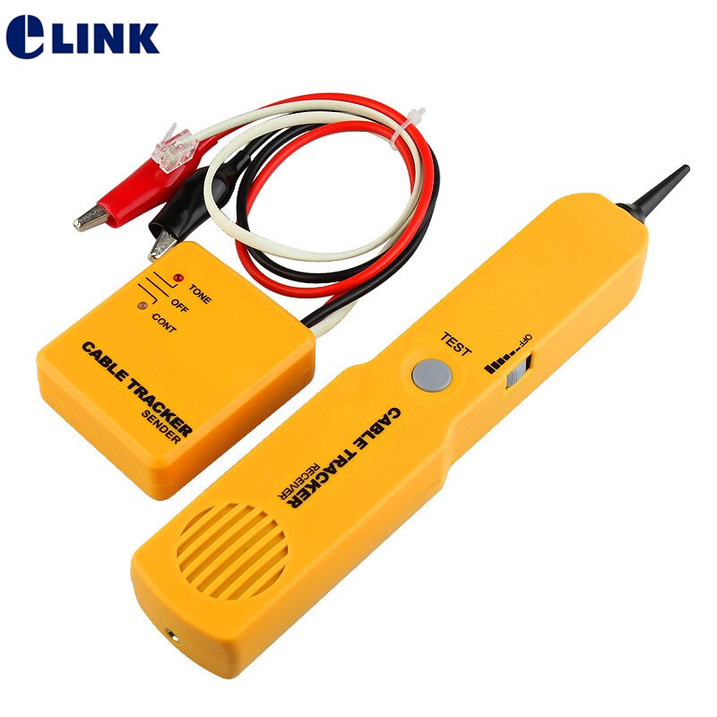 ELINK – détecteur de câbles de téléphone Portable, Kit d'outils de diagnostic, traceur de tonalité, récepteur RJ11