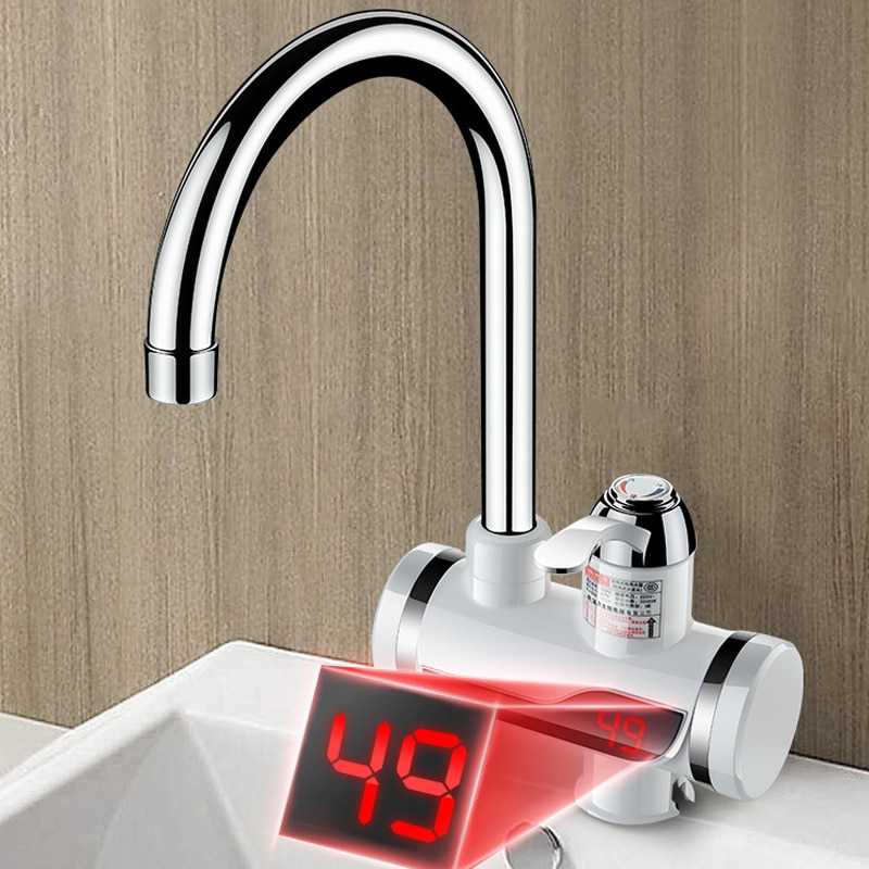 Dmwd Elektrische Onmiddellijke Douche Boiler Instant Water Kraan Keuken Elektrische Kraan Water Verwarming Momentane Heater 3000W