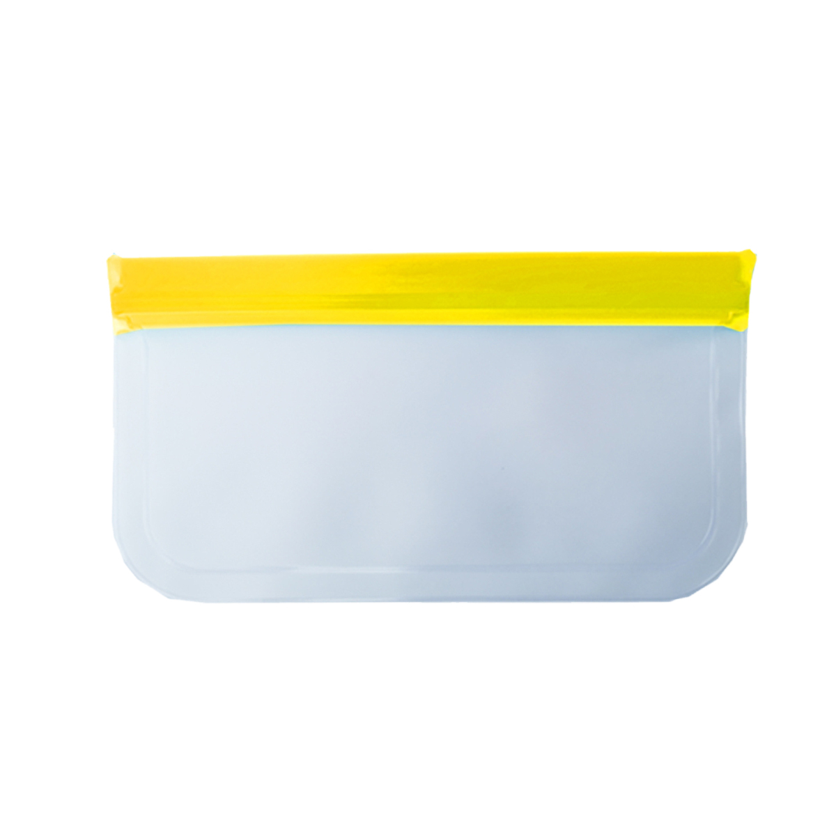 Food Grade Siliconen Verse Afdichting Opbergtas Herbruikbare Lekvrij Containers Snack Saver Bag Sandwich Opbergtas Voor Reizen: 21.5x12cm yellow