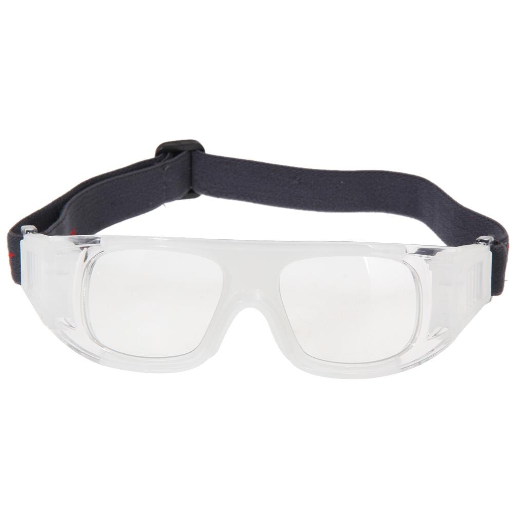 Sports Protective Goggles Basketball Glasswear for Football Rugby: White