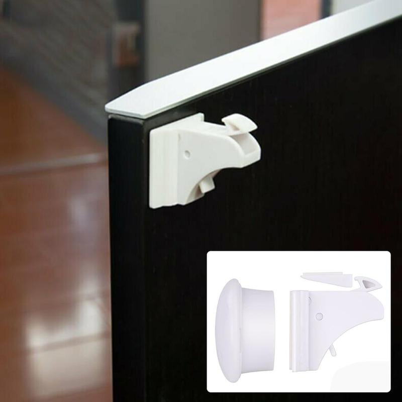 Child Cabinet Door Magnetic Locker Kids Safety Magnetic Lock Children Protection Drawer Cupboard Security Latches