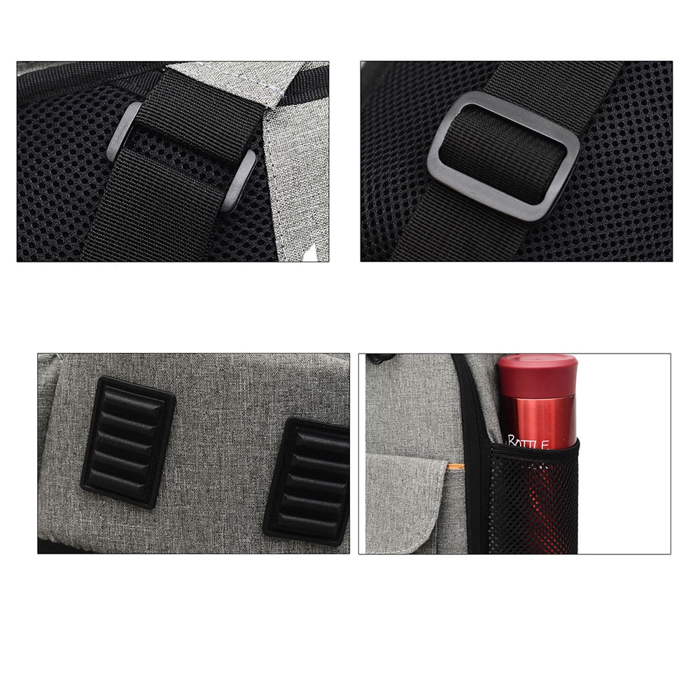 Nylon Camera Bag Handbag Shoulder Bags Crossbody Chest Bag for DSLR Digital Cameras Lens Accessories