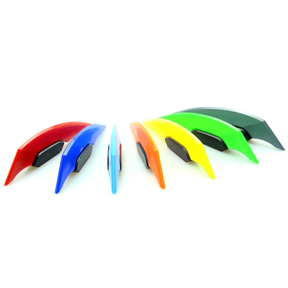 Alerón aerodinámico Universal para motocicleta, pegatina de decoración para Moto, Scooter, 1 par