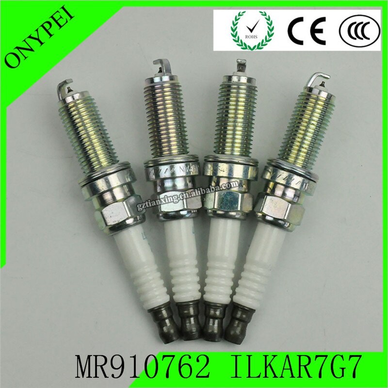 4x Iridium Spark Plug MR910762 ILKAR7G7
