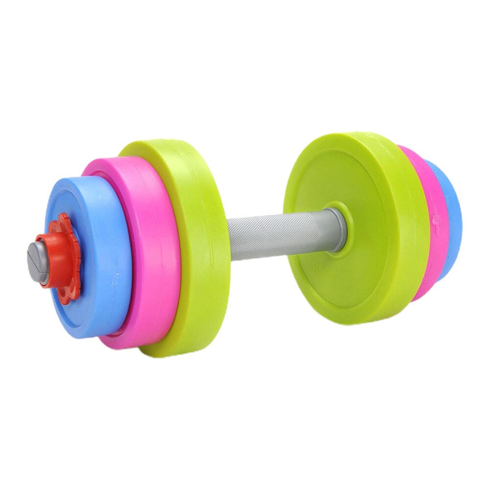1 Set Adjustable Kids Dumbbell Ergonomic Children Sports Fitness Barbell: Default Title