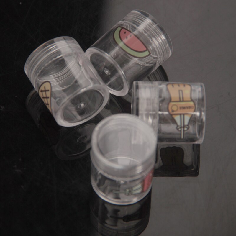 Clear Plastic Bead Storage Containers Set with 30 Pieces Transparent Bottles Storage Jars Diamond Painting Accessory Box