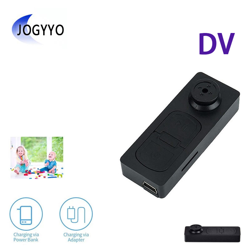 Dv Mini Geheime Camera Draagbare Shirt Knop Kleine Camera Loop Recording Security Stealth Camcorder Home Security Video Recorder