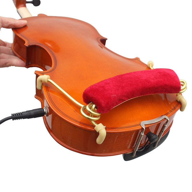 Verstelbare Universele Viool Schoudersteun Metal Padded Voor 3/4 4/4 Fiddle Viool Onderdelen &amp; Accessoires