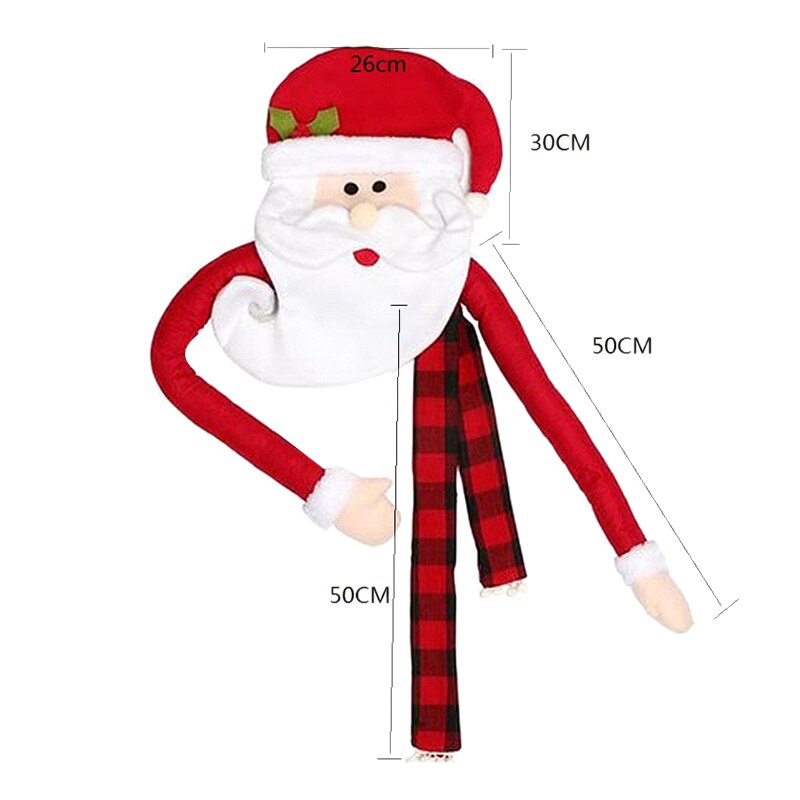 Kerstboom Top Ster Kerstman, Kerstboom Top Decoratie, Hoed Decoratie, Kerstman Kleding Sjaal