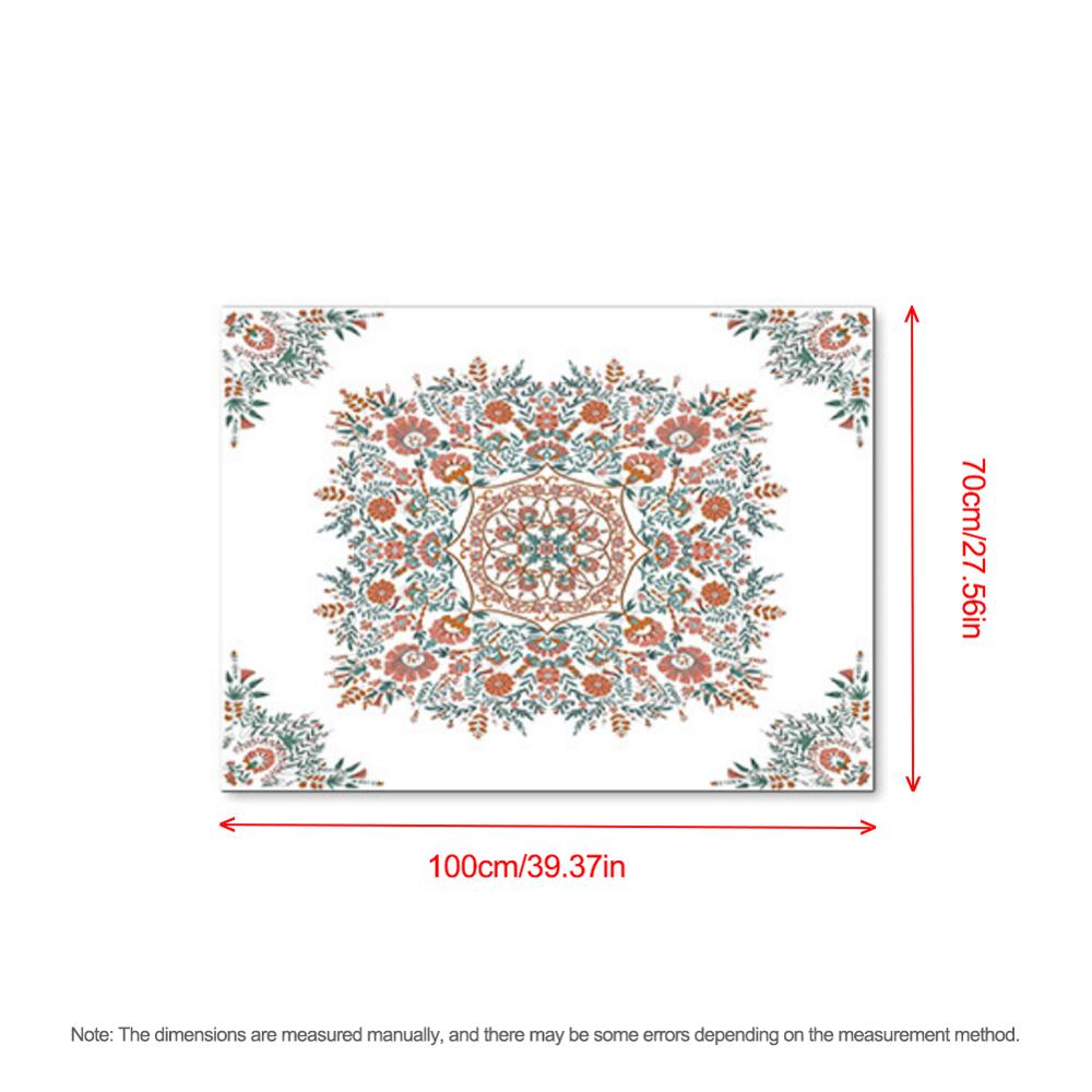 5 størrelser vægteppe mandala indisk bohemeindretning blomstervægge hængende vævet stof stof mandala boho væg karpe