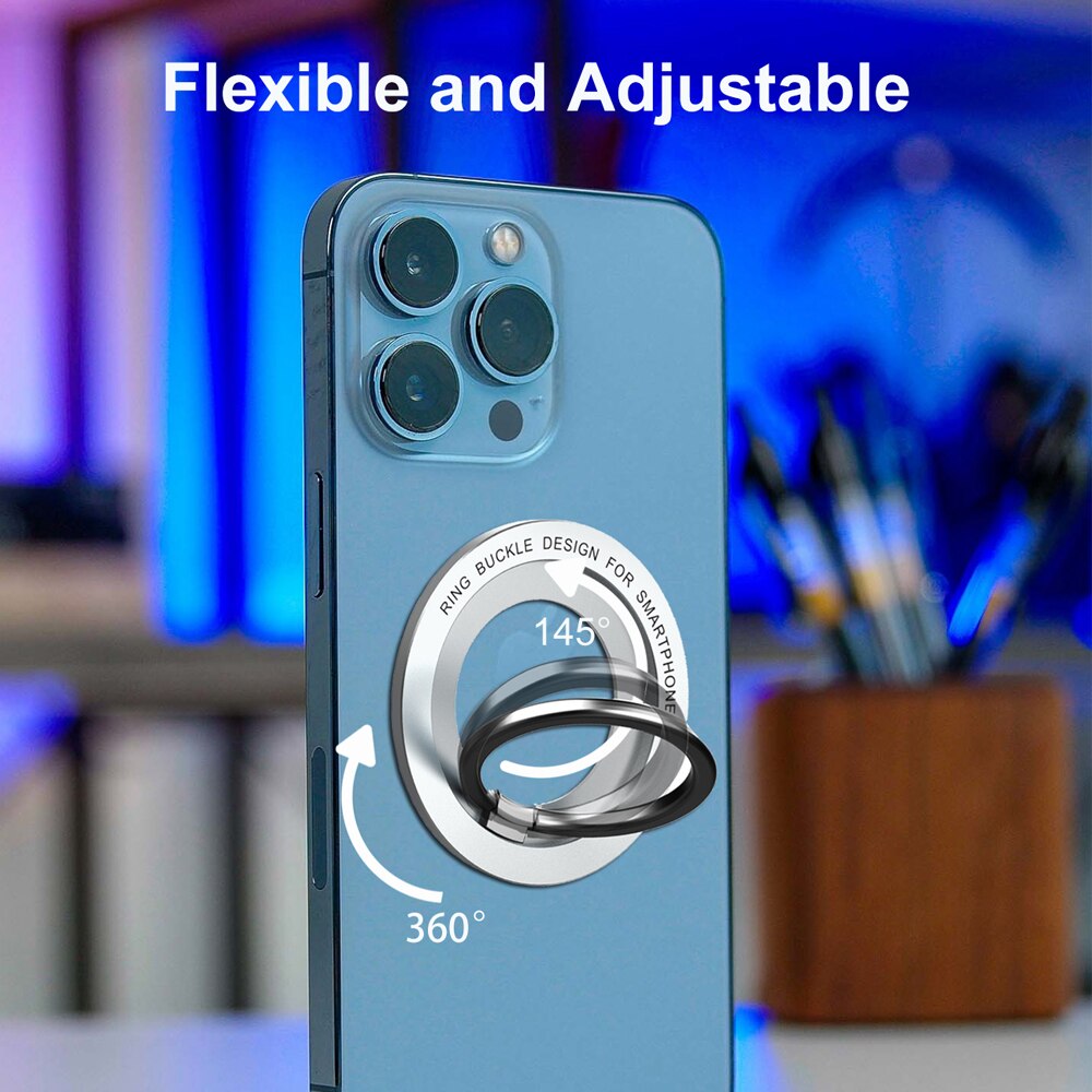 Magsafe tilbehør telefon greb telefon ring holder justerbar støtte til iphone 13, 12 / 12 pro  / 12 pro max  / 12 mini