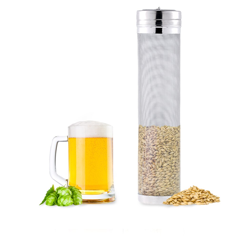 Kitchen Strainer Tool 400 Micron Mesh Stainless Steel Beer Keg Dry Hopper Home Beer Brewing Filter Hop Strainer