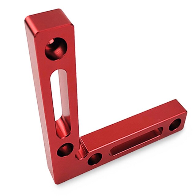 90 Degree 120X120 Positioning Squares 4.7" x 4.7" Aluminium Alloy Right Angle Clamps Woodworking Carpenter Tool L Block Square: 120x120 type2