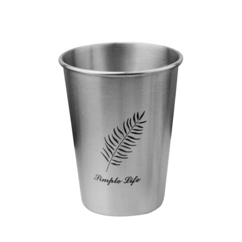 500 ml Stainless Steel Water Cup, Unbreakable Stackable Drinking Bottle, Suitable for Home, Travel, Camping