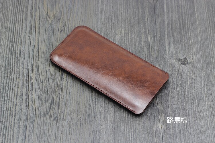 Matexs universele filet holster telefoon rechte leren hoes retro eenvoudige stijl etui voor huawei mate x mate xs telefoontas: Louis brown