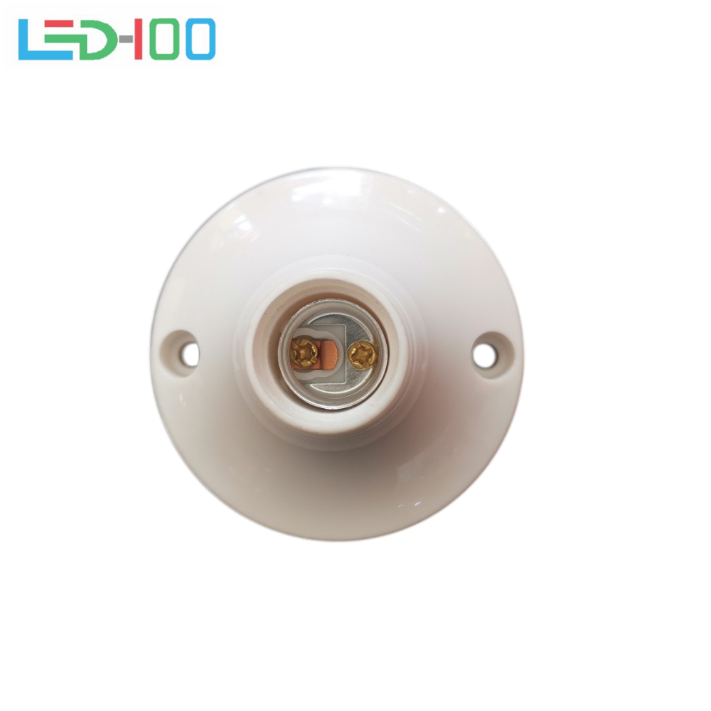 Witte Plastic E14 Lamphouder Test Houder E14 Base Socket Accessoires Voor Halogeen Cfl Led Home Verlichting