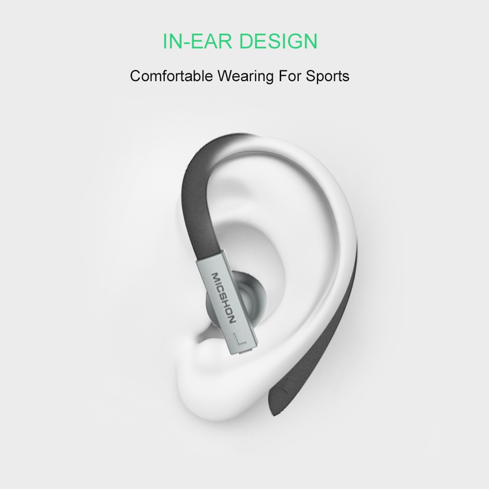 Sport Hoofdtelefoon Met Mic Hifi 3.5 Mm In Ear Oortelefoon Oorhaak Headset Noise Cancelling Oordopjes Voor Meizu Xiaomi Huawei iphone