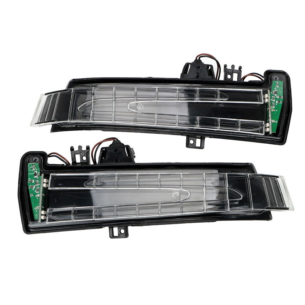 Forauto-lâmpada led seta para espelho retrovisor de carro, indicadores de seta, lâmpada led para benz w221, w212, w204, w176, w245, x154, c204, c117, x117: Left Right