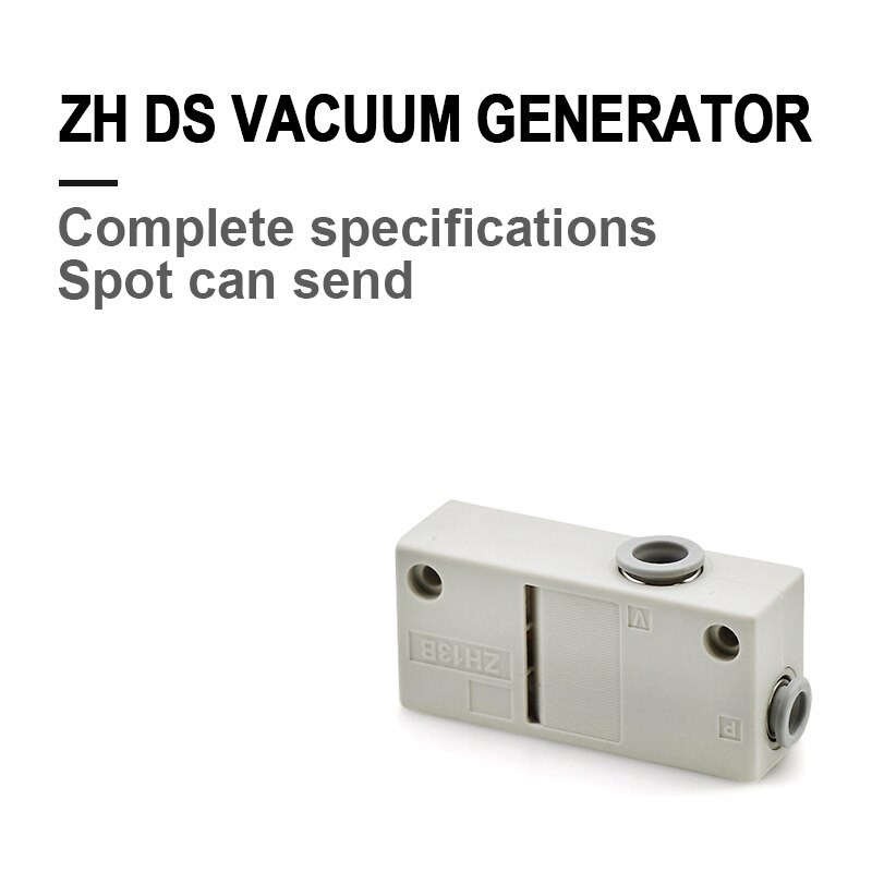 Pneumatic ZH Vacuum generator negative pressure pneumatic large flow Zh5/7/10/13BS SMC model