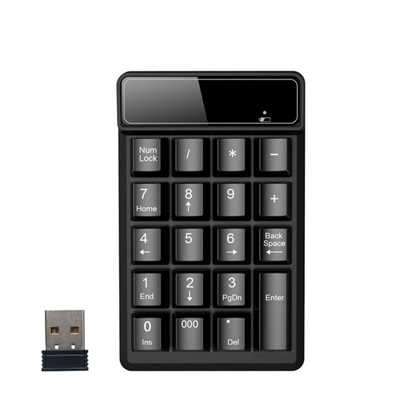 2.4G Wireless Numeric Keypad Bluetooth 4.0 Digital Keyboard Number Num Pad 19 Keys Numeric Keypad Portable: Default Title