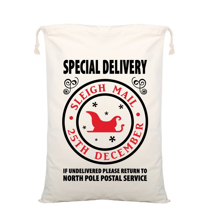 Doreenbox Kerstcadeaus Zak Katoenen Canvas Trekkoord Opbergtas Leuke Cartoon Zakken Kerstcadeau Voor Kinderen 50x7 0Cm/45X63Cm 1Pc: 16