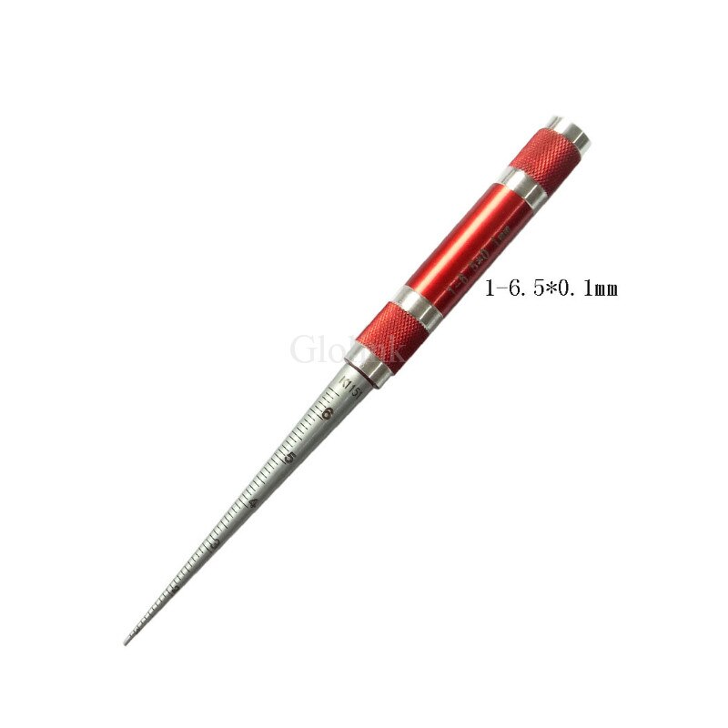 Conical feeler gauge taper cone cylinder gauge 1-6.5mm 3-15mm 15-30mm 30-45mm for measuring hole size diameter tapper gauge