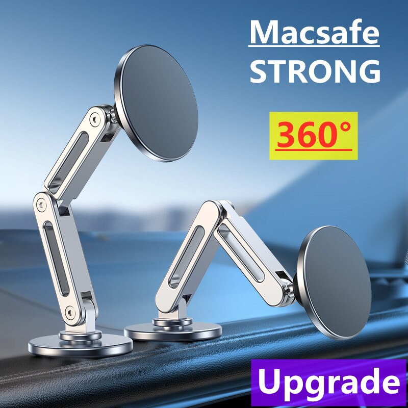 Magnetyczny uchwyt samochodowy na telefon Stojak Magnes Uchwyt samochodowy GPS Smartphone Wsparcie mobilne w uchwycie samochodowym dla Macsafe iPhone Samsung Xiaomi