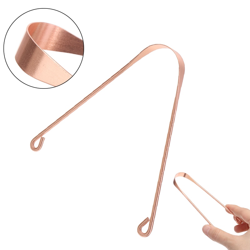 1 Pcs Tong Schraper Schoner Metalen Reiniging Schraper Voor Mannen En Vrouwen Tong Tandenborstel Dental Mondhygiëneprotocol Tool