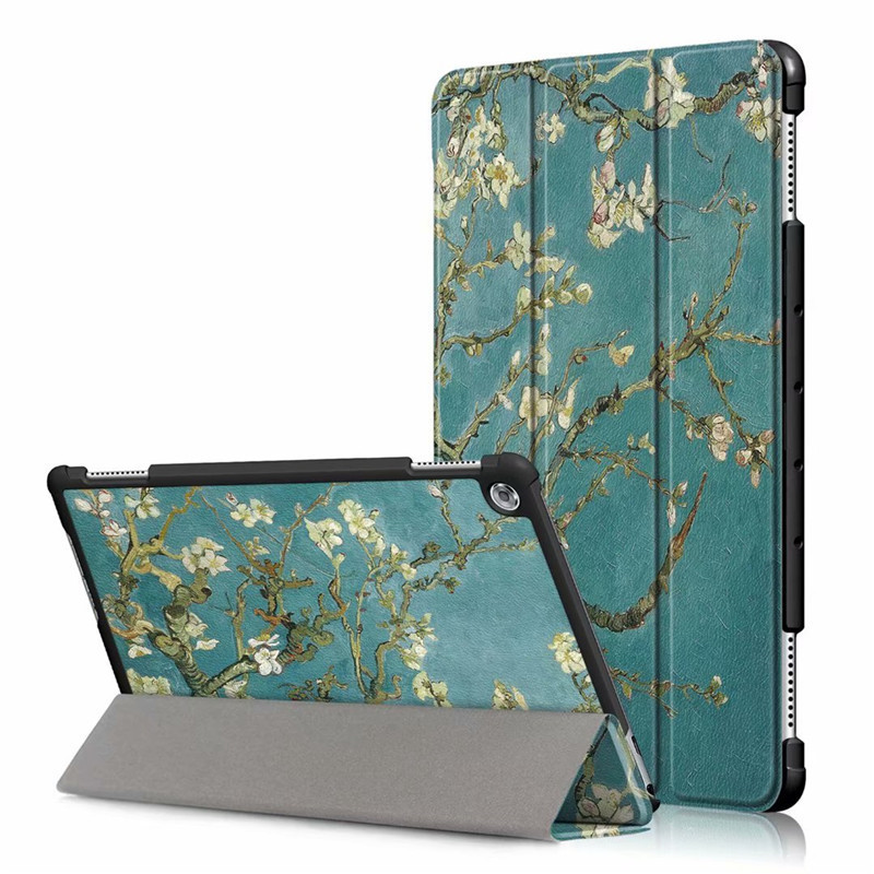 Case for Huawei MediaPad M5 Lite 10 BAH2-W19/L09/W09 Ultra Slim Pu Leather Stand Cover for Media Pad M5 Lite 8.0 Case+film+pen: XH / M5 Lite 8.0 inch