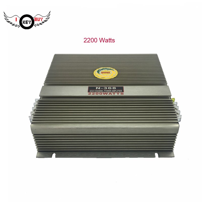 2 Channel Car Audio Amplifier High Power 2200W Push Bass Amp Booster 2 Way Auto Amplifiers