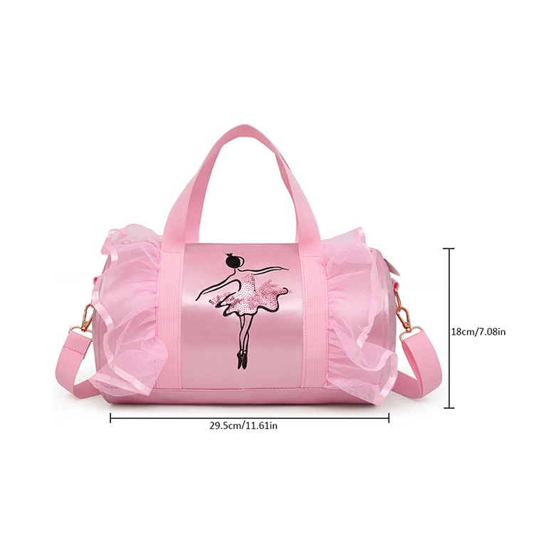 Mädchen Ballett Tasche Spitze Taschen Frauen Ballett Sport Yoga tanzen Gymnastik- Tasche Für Mädchen Handtasche Crossbody Cavans Große Kapazität Tasche