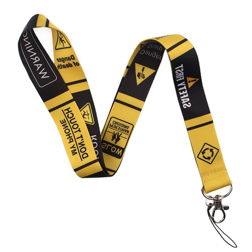 Nøkkelring holder navnelapp holder telefonmerke telefon snor stropp advarselsskilt lanyards kul hals stropp telefon henge tau: misligholde tittel