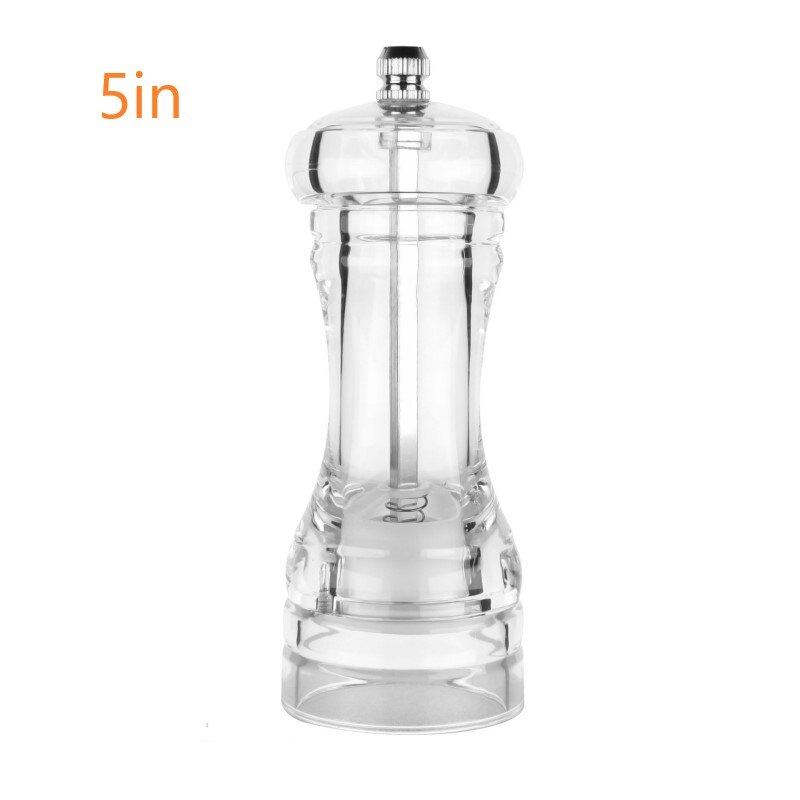 1pc Mill Pepper And Salt Grinder Light Peper Spice Grain Mills Porcelain Grinding Core Mill Multi-purpose Seasoning Bottle: 5 inch