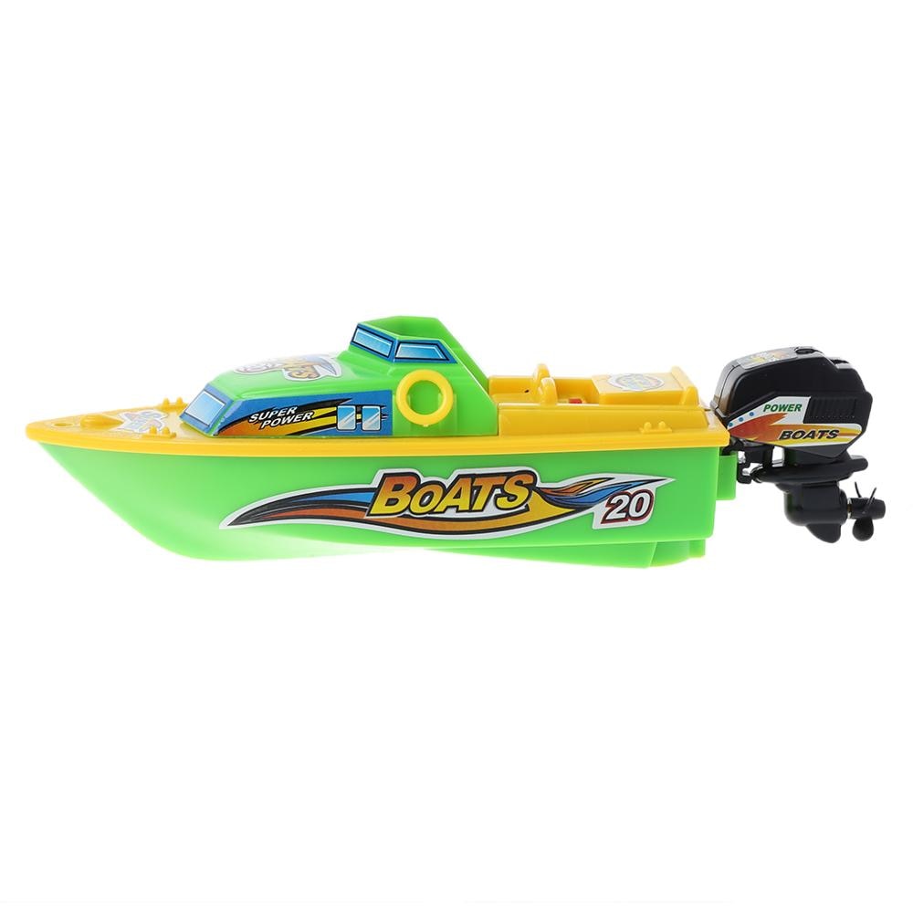 High Speed Electric Boat Plastic Launch Children RC Toys Speedboat Water Play For Kids