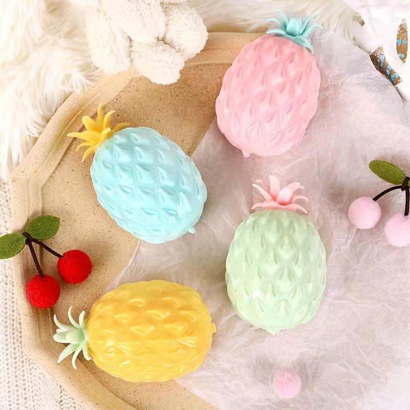 Anti Stress Fun Soft Pineapple Ball Stress Reliever ToyChildren Adult Fidget Squishy Antistress Creativity Sensory Toy