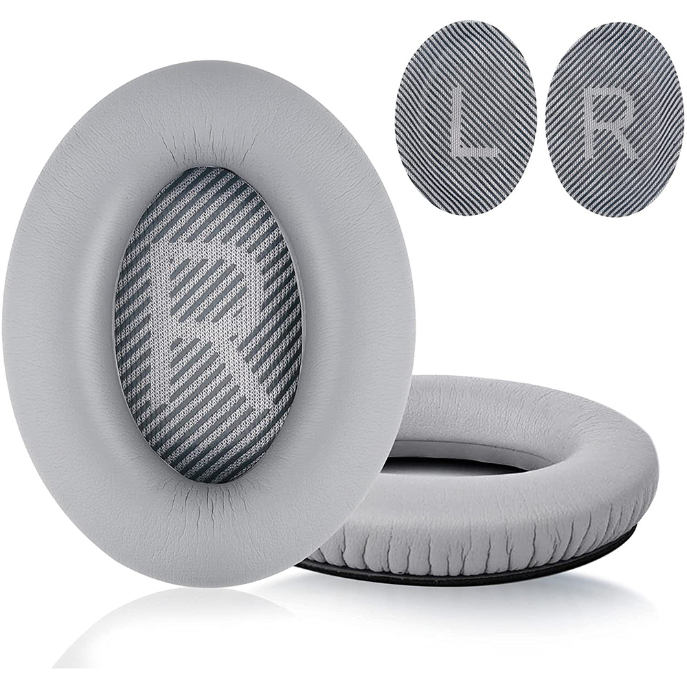 Almohadillas para auriculares BOSE QuietComfort 35II QC35, orejeras de espuma de cuero, fundas para auriculares, repuesto de espuma de esponja