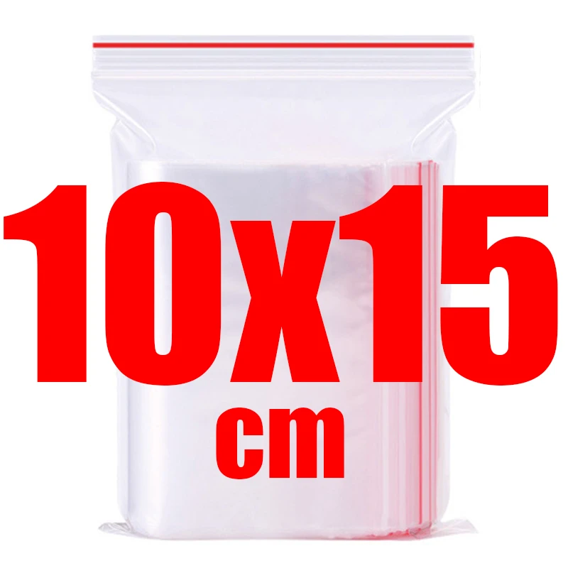 Self Sealing Clear Plastic Poly Bag Resealable Zip Bags Food Storage Pill Jewelry Package Reclosable Vacuum Fresh Sack: M / PURPLE