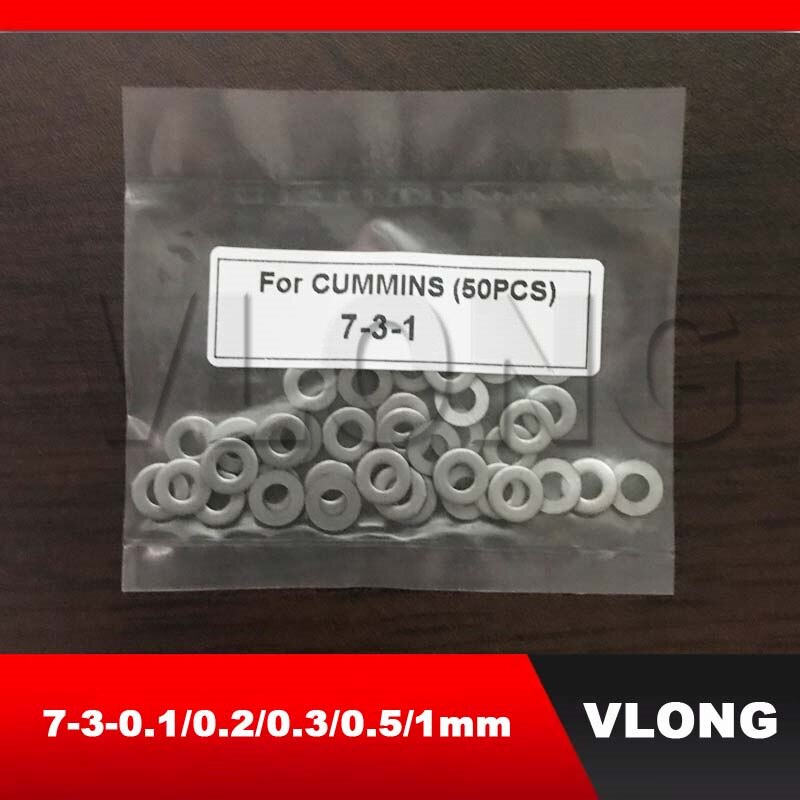 7-3-1MM Adjust The Pressure Washer Shims Diesel Fuel Injector Adjustment Washer Thickness 1MM Adjusting Pressure Pad